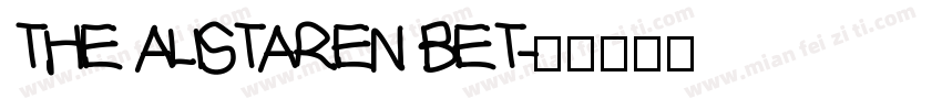 THE ALISTAREN BET字体转换